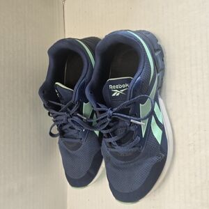 Reebok Kids‎ Navy and Green Sneakers